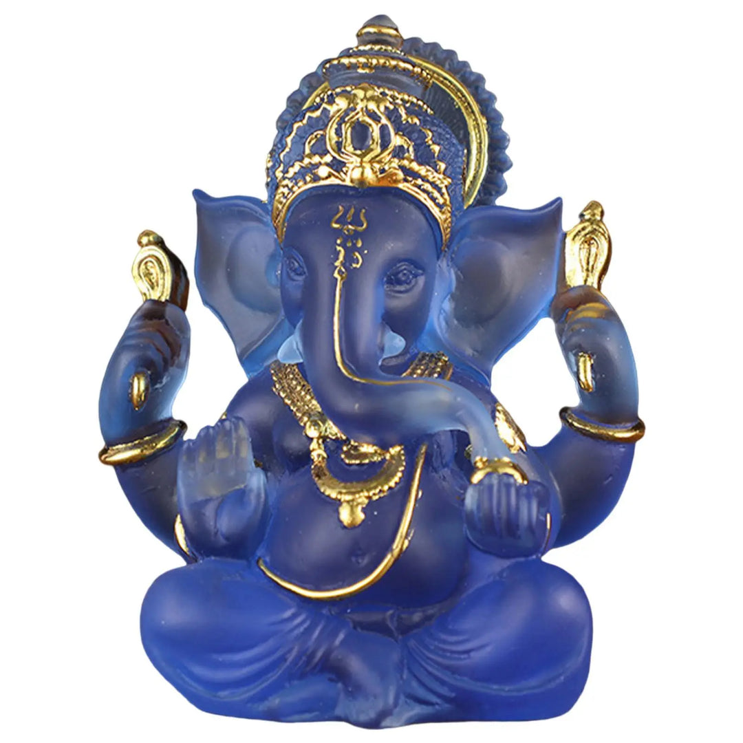 Skanto | Sjeldent fargede semi-gjennomsiktige Ganesh-statuer for lykke i hjemmet ditt