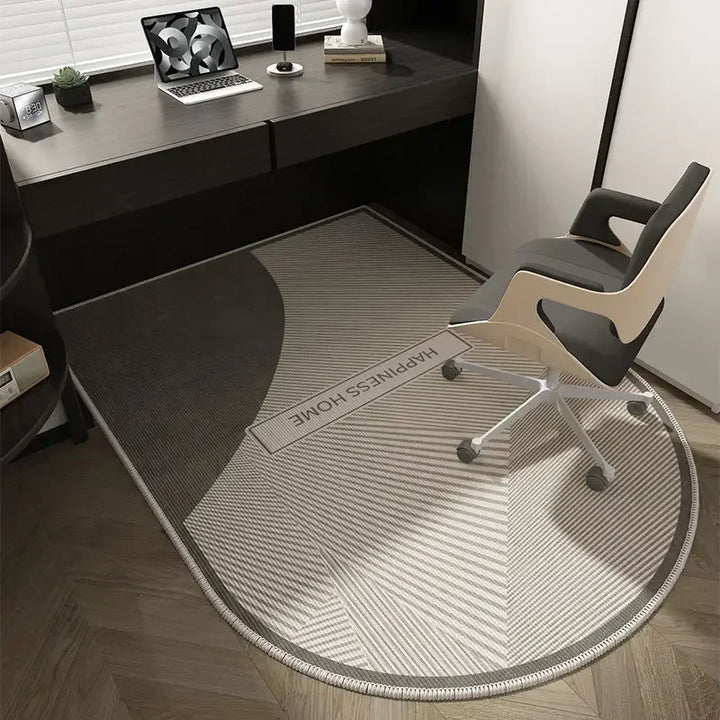 Skanto | Winnie Geometrisk Kontorstolmatte – Myk Vaskbar Non-Slip Design