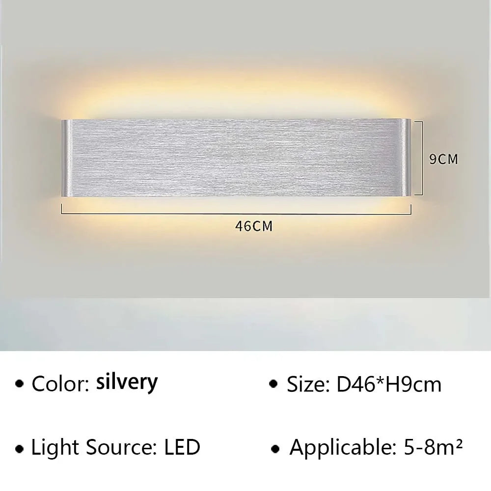 Skanto | LumiEra Moderne LED Vegglampe | Stilrent Design | Varme hvite lys for soverom, korridor & bad