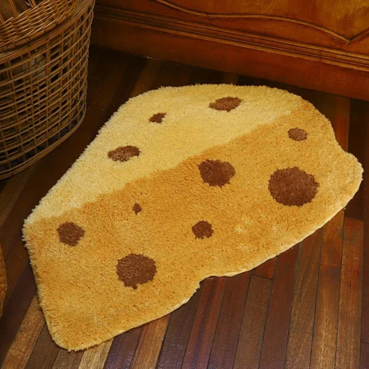 Cartoon Cheese Rug | Skanto