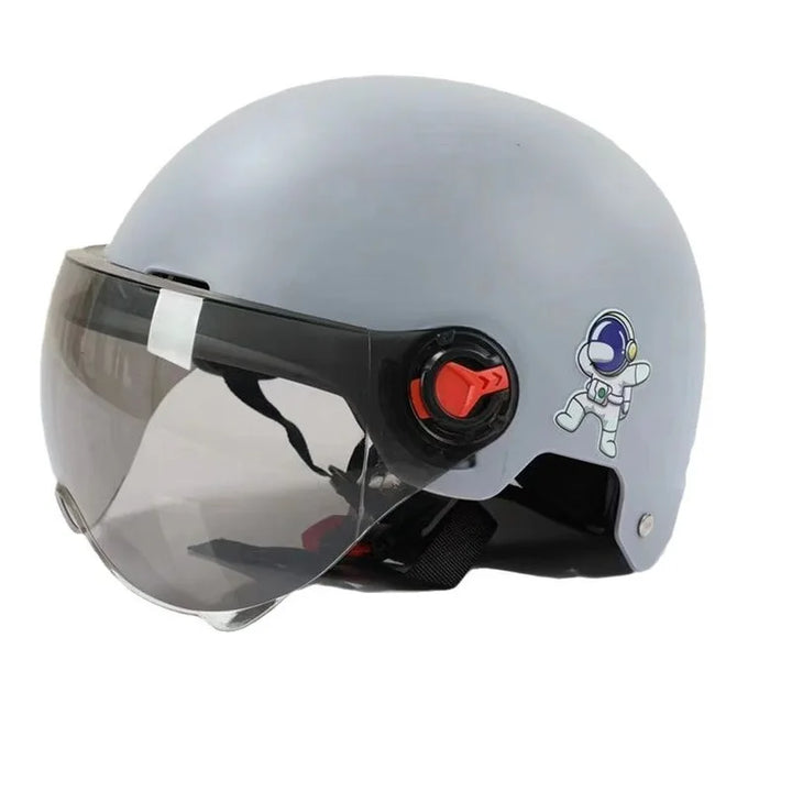 Skanto | Åpen-Face Motorsykkelhjelm med Goggles – Orion