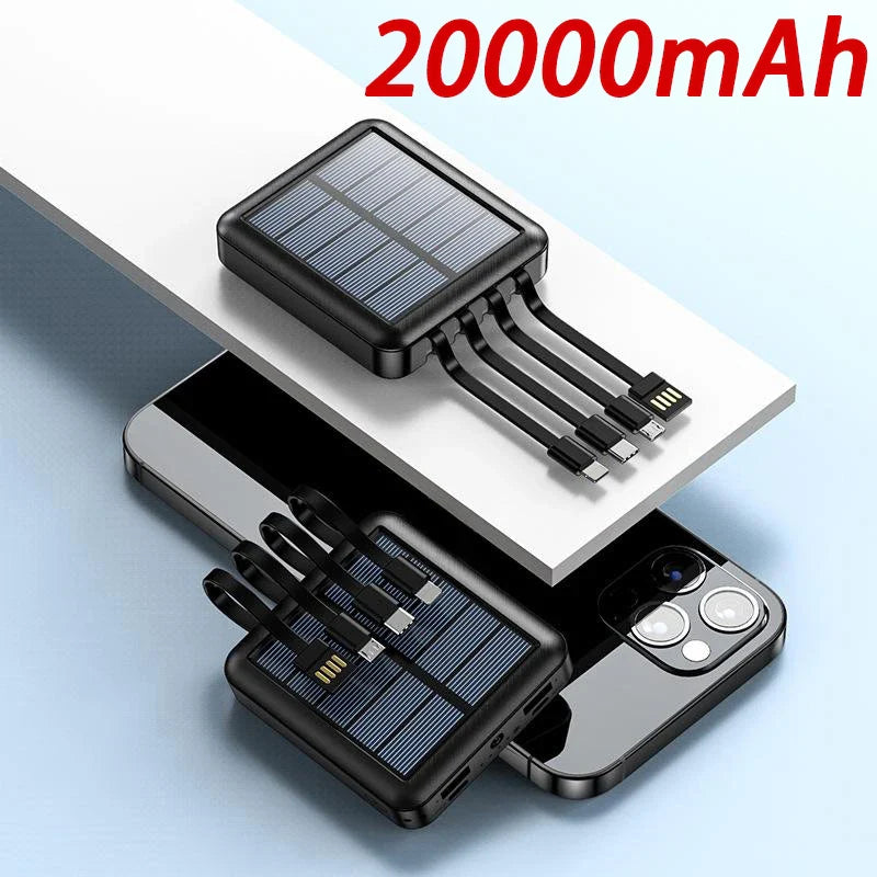 Skanto | 4 i 1 Solenergi-ladende Power Bank