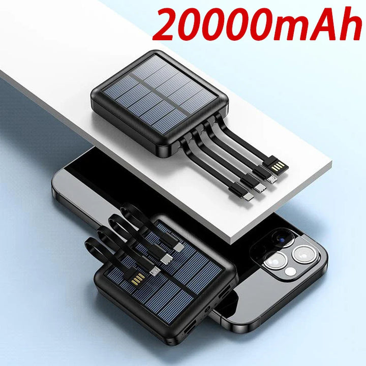 Skanto | 4 i 1 Solenergi-ladende Power Bank