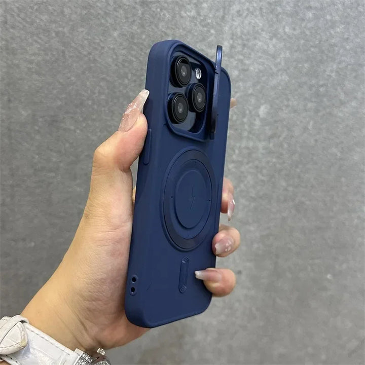 Skanto | Magnetisk Myk Håndleddsbrakett Linsebeskyttelse iPhone Etui