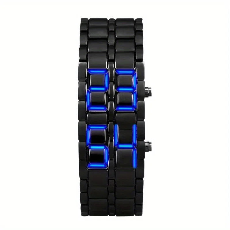 Skanto | LED Lava Digital Unik Flow Klok