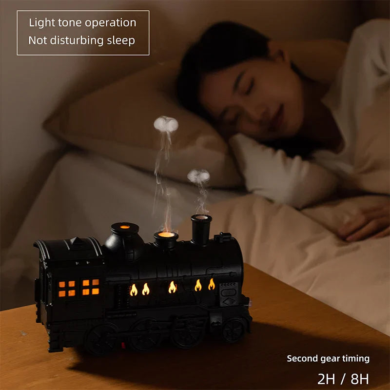 Mini Train Aromaterapi Eterisk Olje Diffuser Lampe Dekor | Skanto