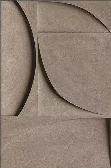 Moderne minimalistiske flate geometriske linjer veggkunst fine kunst lerret utskrifter retro brun abstrakt bilder for stue moderne interiør dekor | Skanto