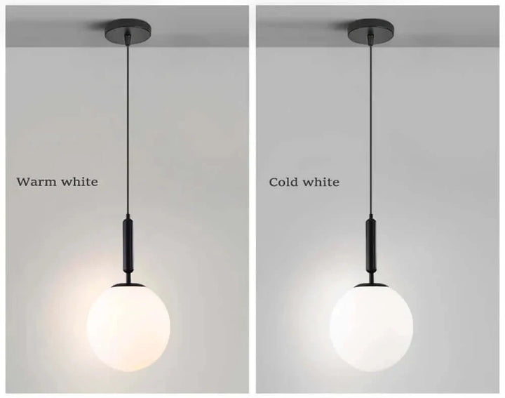 Skanto | Mid-Century Modern Glass Ball Pendant Light