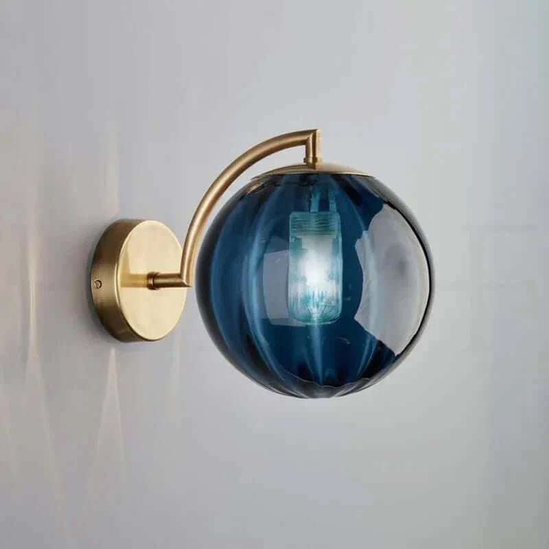 Skanto | Fargerik Glass Moderne Vegglampe