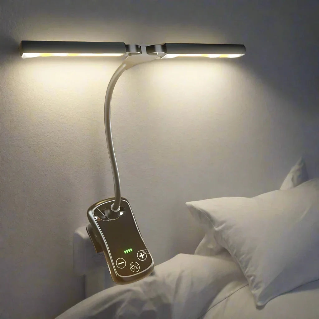 Skanto | LED oppladbar leselampe med berøringskontroll | Høstens belysning - Nellie