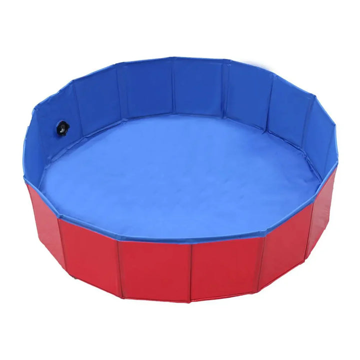 Sammenleggbar PVC hundepool med dreneringsventil Skanto