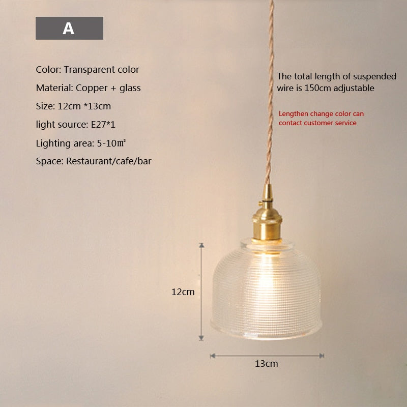 Skanto | Nordisk Brilliance Gjennomsiktig Glass Pendellampe