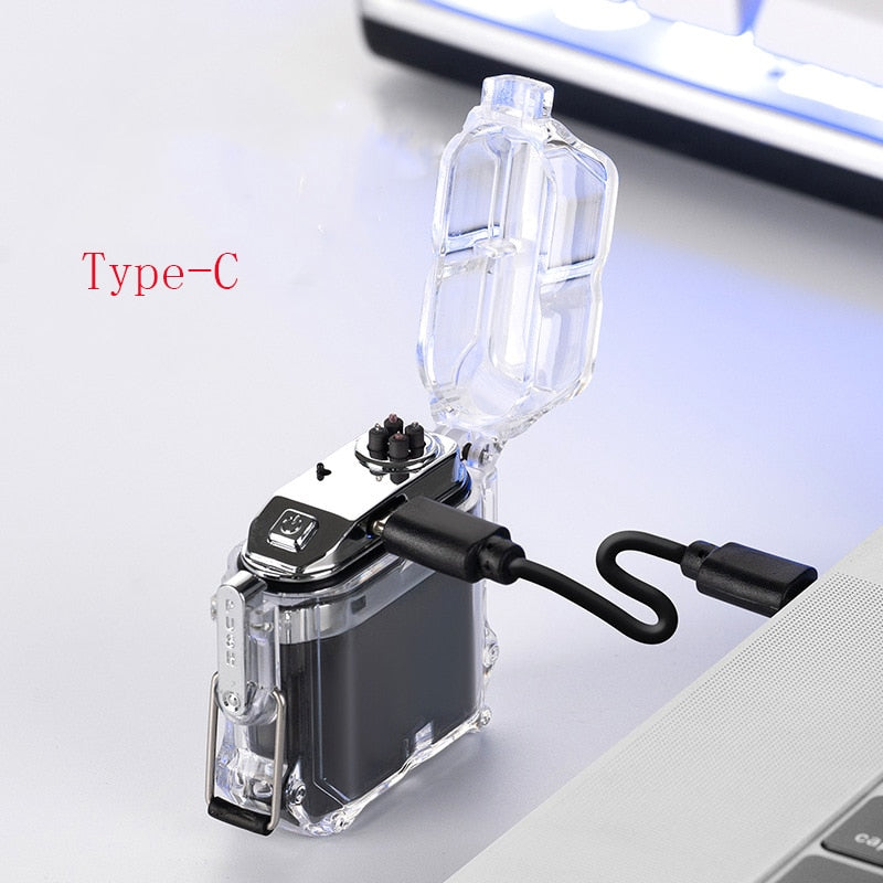 Prismatisk Regnbue Vindtett Dobbel Bue Lighter | Skanto