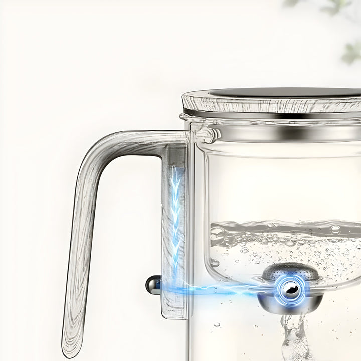 TranquilSip Tekanne – Glass-tekanne med magnetisk lukking