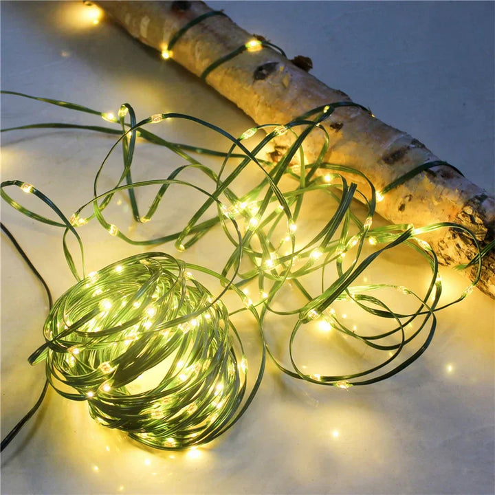 VerdeLicht Vanntett LED Garland – Utendørsbelysning for Hage og Terrasse | Skanto
