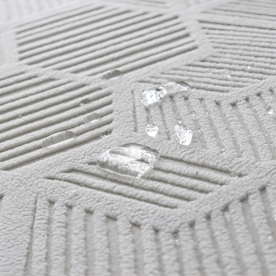 Jacquard sofabukser med geometrisk patruljemønster - mykt og dyreprint | Ideell for beskyttelse og koselige oppholdsrom