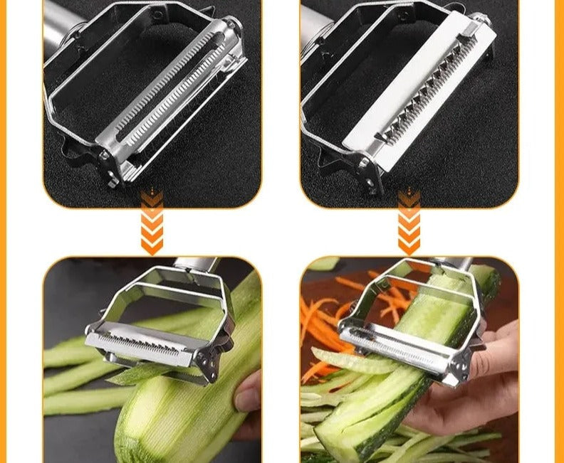 Grønnsaksskreller Rustfritt Stål Ergonomisk Rustebestandig | Skanto