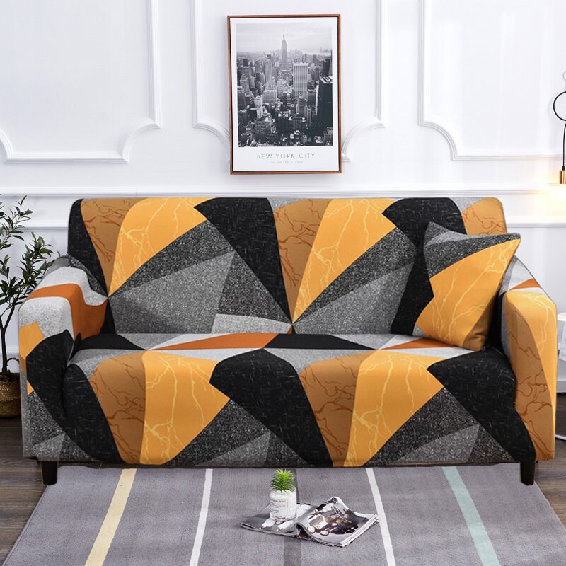 Moderne Antiskli Fargerik Elastisk Sofatrekk | Skanto