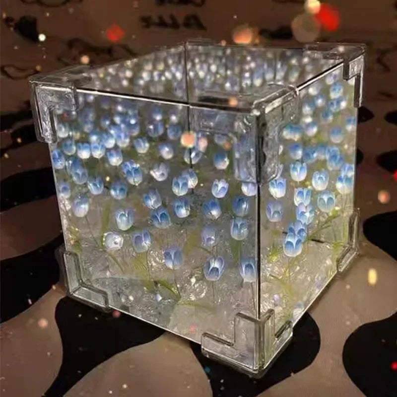 3D Tulip DIY Skantoomster Cube Nattlampe | Skanto