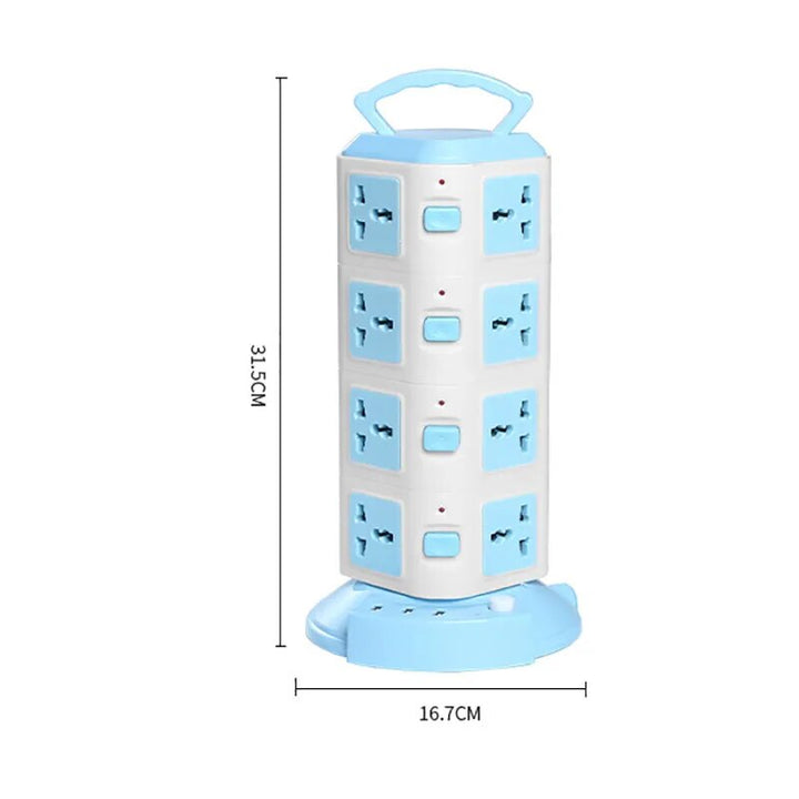 Tower Design Surge Protector Vertikal Strømskinne | Skanto