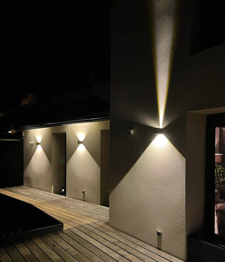 Utendørs LED-vegglampe | Skanto