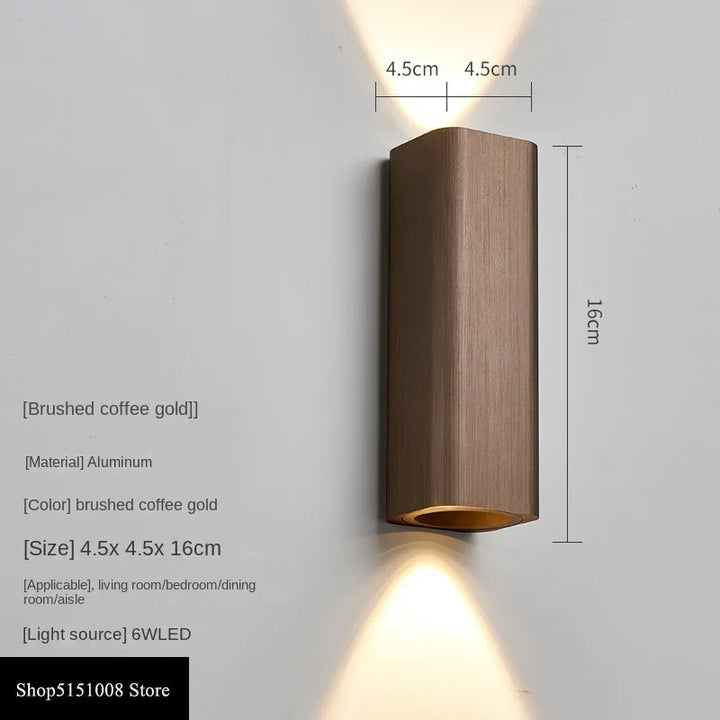 LumiGlow - Stillegående LED Vegglampe med Varme og Kjølige Lys | Skanto