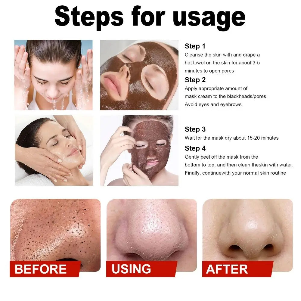 Skanto | Black Tea Ansikts Peel off Maske