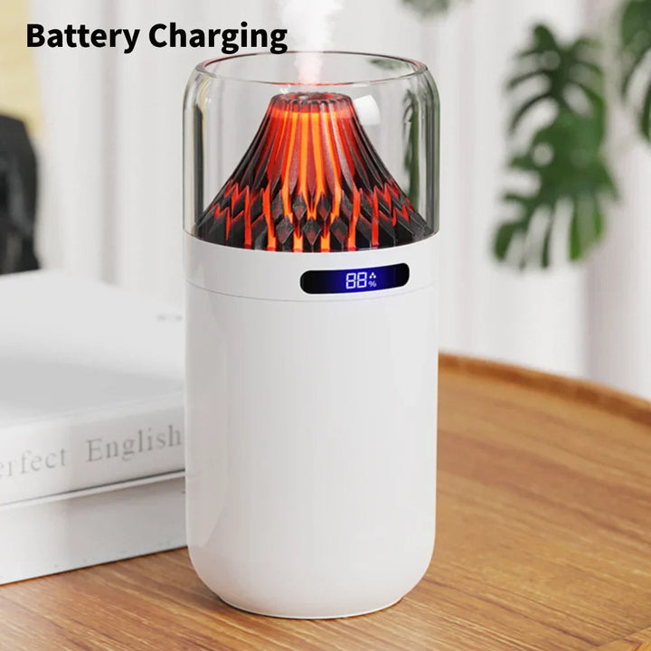 Skanto | Vulcanflamme LED Aromaterapi Essensielle Olje Tåke Diffuser