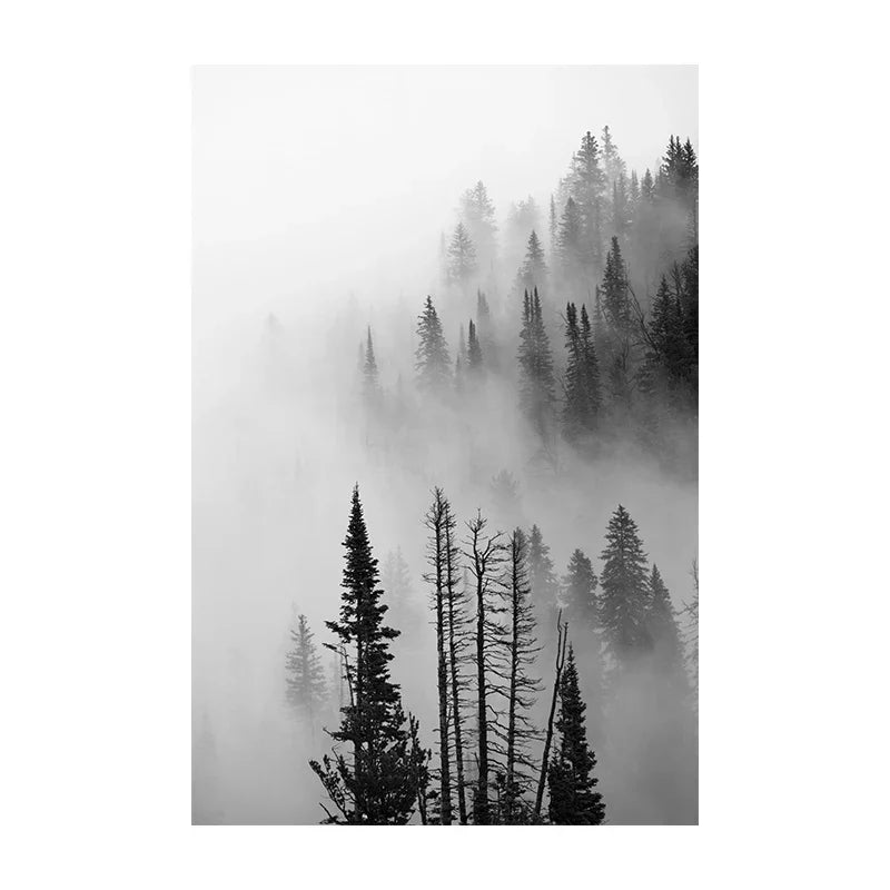 Northern Wilderness Eagle Deer Landscape Wall Art Fine Art Canvas Prints Pictures For Living Room Dining Room Nordic Home Decor | Skanto