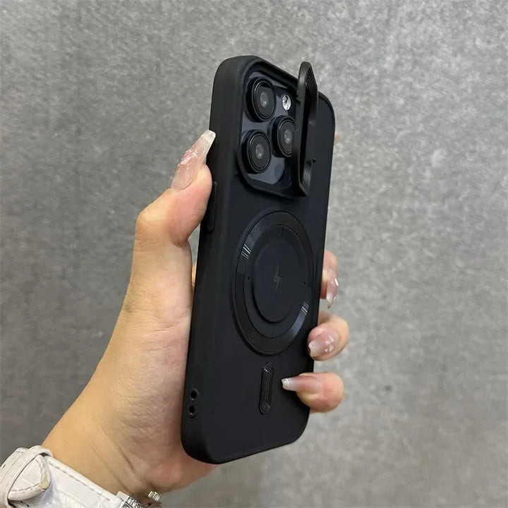 Skanto | Magnetisk myk håndleddsstøtte linse deksel iPhone etui