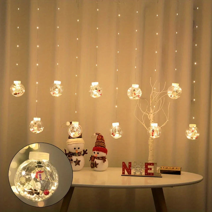 Skanto | LantaarnLuxe | Varm LED julegardin dekor