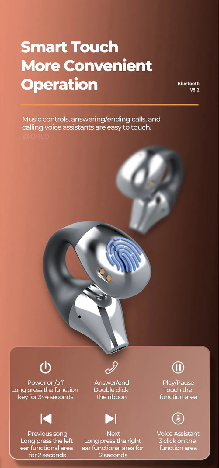 Skanto | Øreklips Bluetooth Headsett