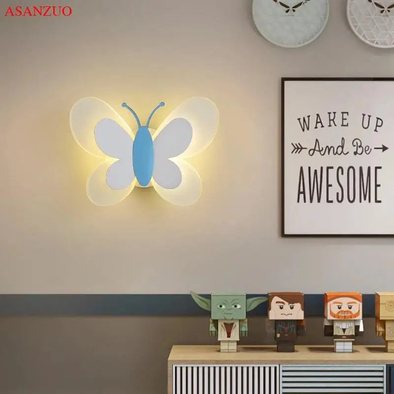 ButterflyGlow – LED Vegglampe i Sommerfugl Design for Rommet Skanto