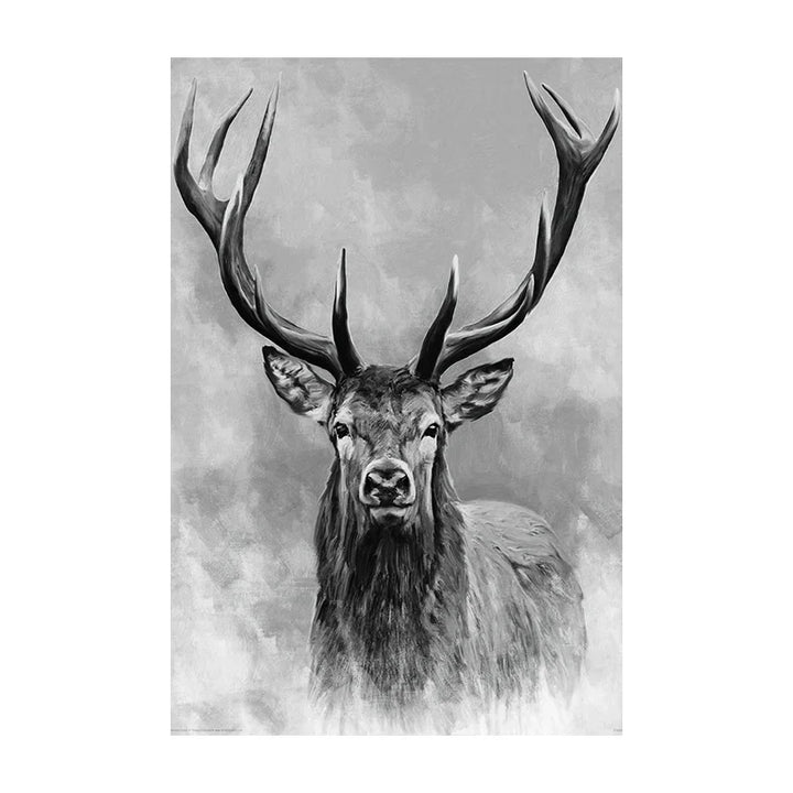 Northern Wilderness Eagle Deer Landscape Wall Art Fine Art Canvas Prints Pictures For Living Room Dining Room Nordic Home Decor | Skanto