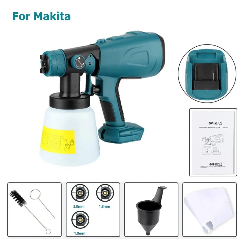 Skanto | ProFinish - Spray Gun for Makita/Bosch/Dewalt/Milwaukee/Ryobi