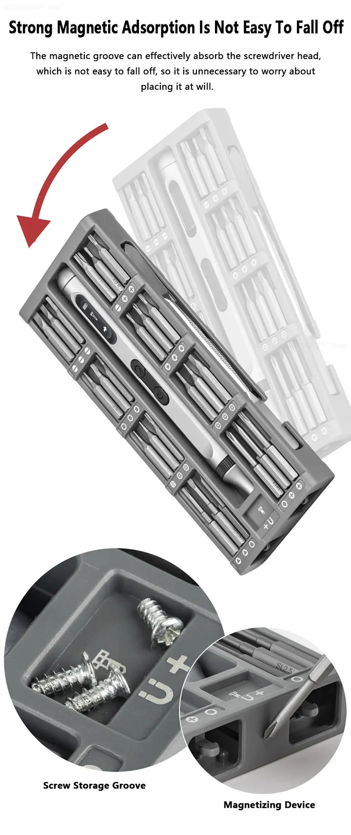 Skanto | 51 i 1 Batteridrevet Skrutrekker Sett