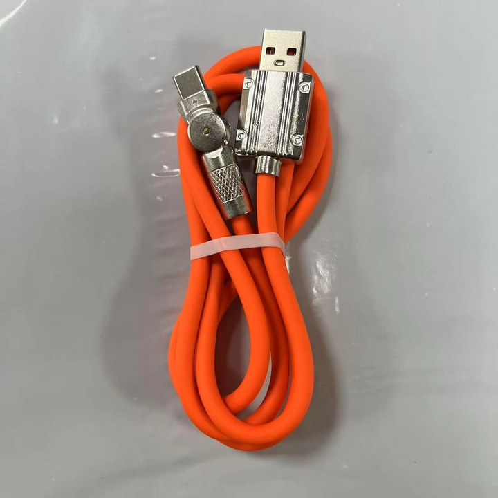 Skanto | Ultra-Nettbar 180° Roterende USB-C Hurtiglader Kabel for Spill-telefoner