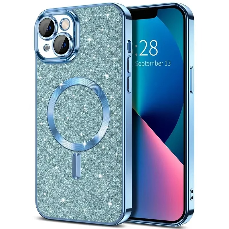 Skanto | Glitrende elektroplate etui med MagSafe for iPhone