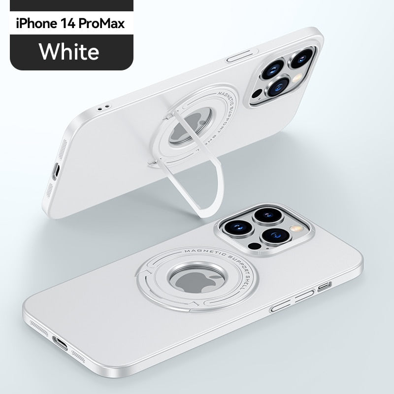 Skanto | Magsafe Kompatibel Magnetisk Ring Telefon Etui Stativ