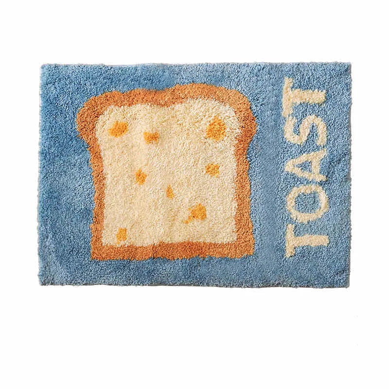 Butter Toast Tuftet Mat | Skanto