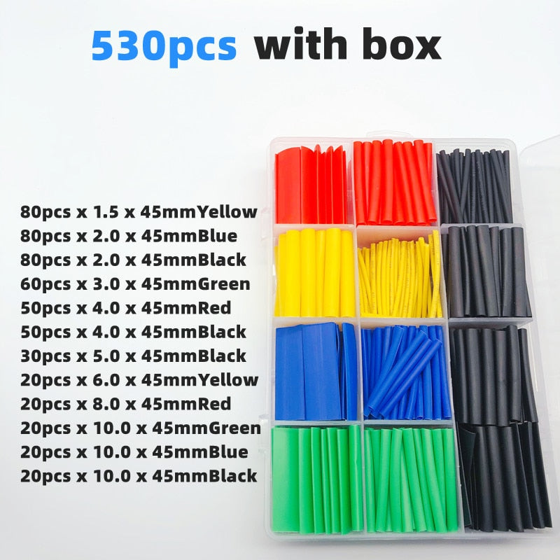 530Pcs Fargerik Isolert DIY CaSkantoe Fix Kit | Skanto