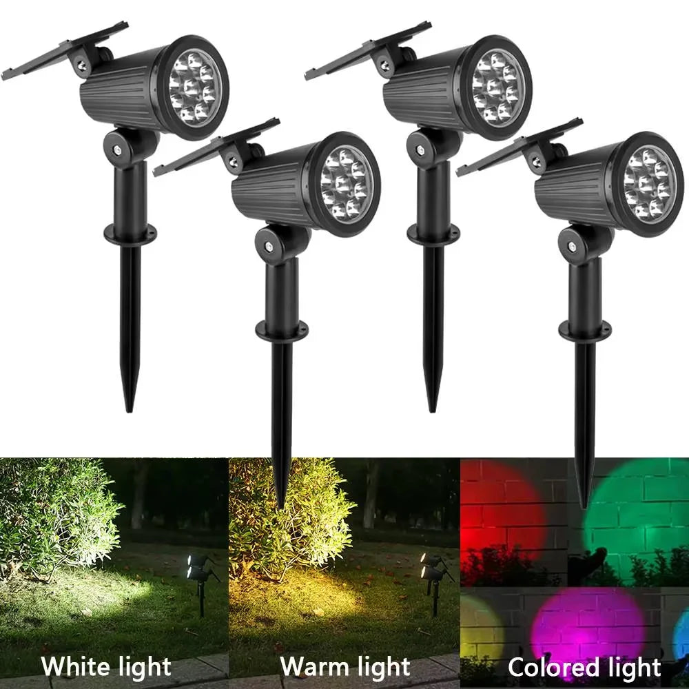 Solar LED Hage Spotlight Utendørs | Skanto