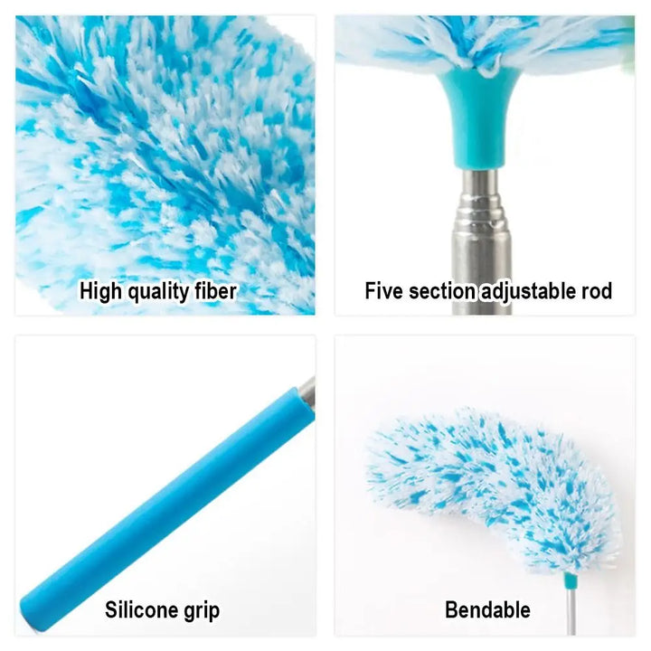 Skanto | Teleskopisk Antistatisk Mikrofiber Støvkost