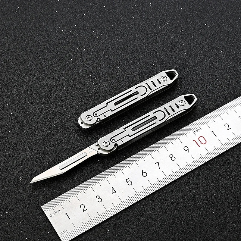 Skanto | Utbyttbare blader Faltbar EDC-kniv