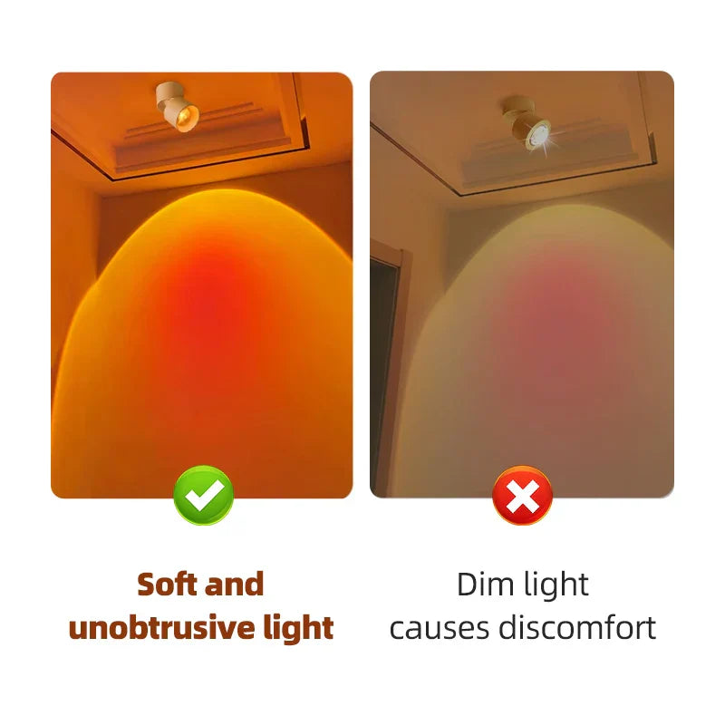 Skanto | LED Solnedgang Atmosfære Vegg Spotlights