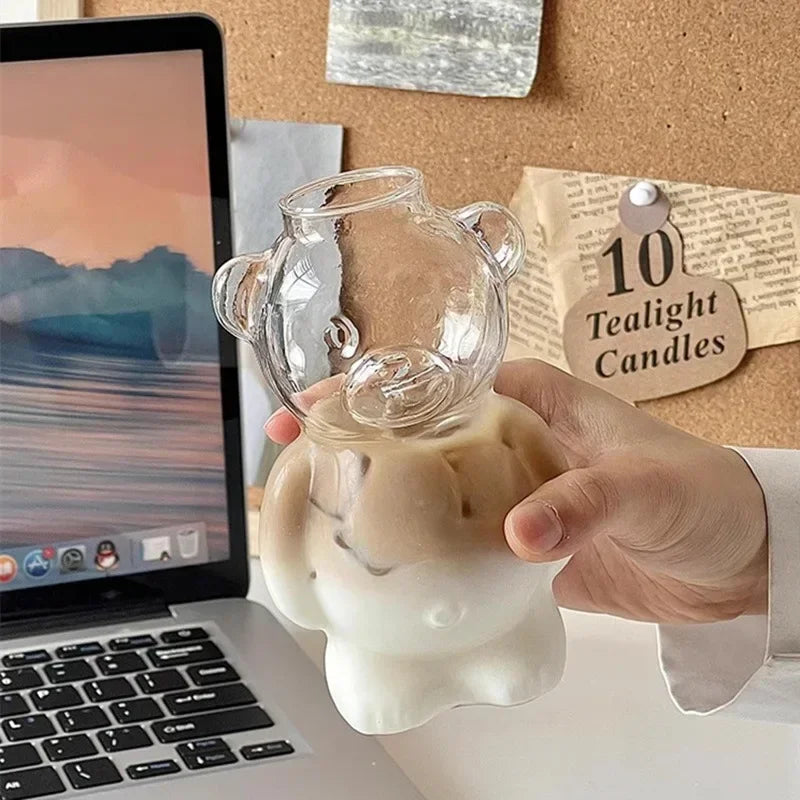 Skanto | Happy Bear Glass Kaffeekrus