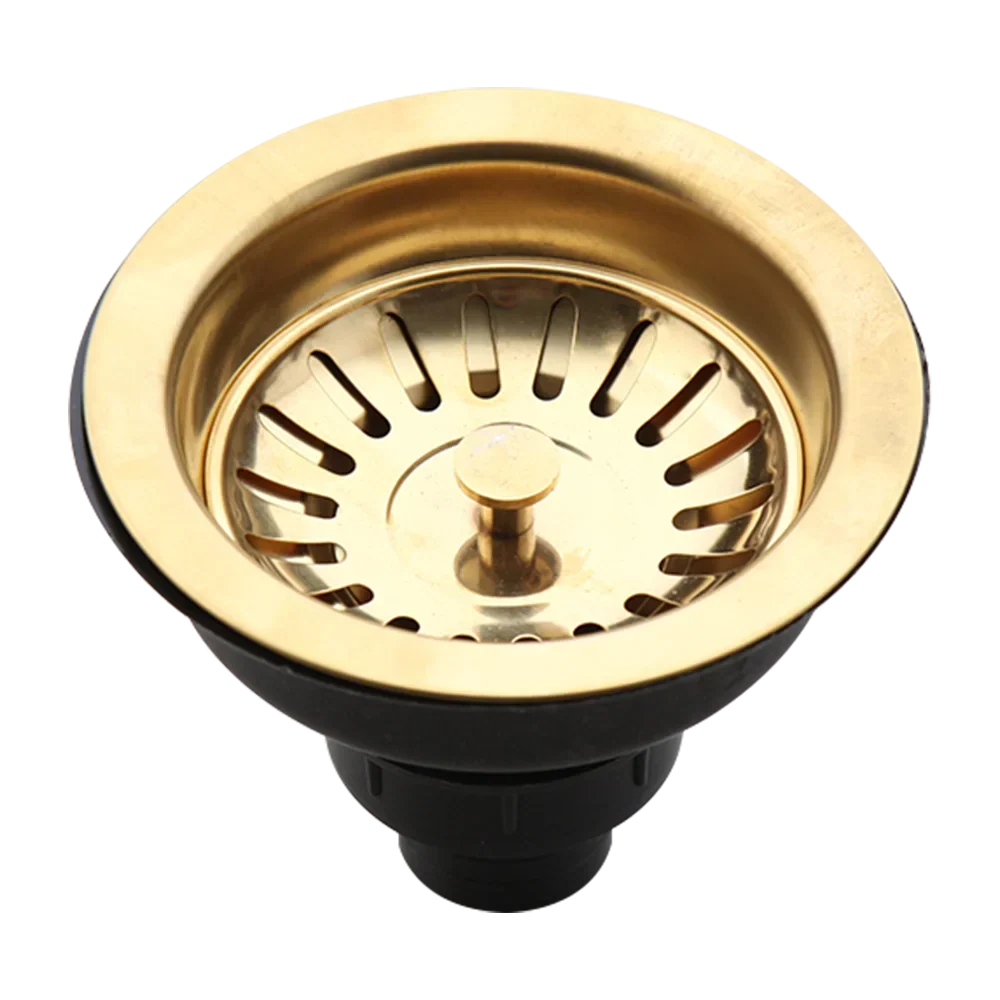 AquaGuard Rustfritt Stål Vaskestrainer med Luktfilter – Pop-Up Stopper & Anti-Blocking Kurv Skanto