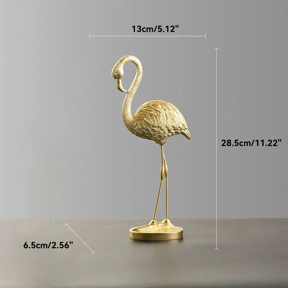 Skanto | Nordisk Flamingo Figur Figur Statue Skulptur Stue Kontor Bryllup Fest Ornamenter Hjem Dekorasjon Tilbehør
