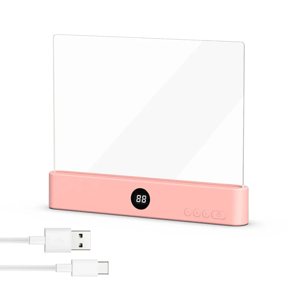 Skanto | Lexora Boklys LED Lese lampe Bokmerke | Portabel & Ultra-tynn | Natt & Reise lys | USB 5V | ABS