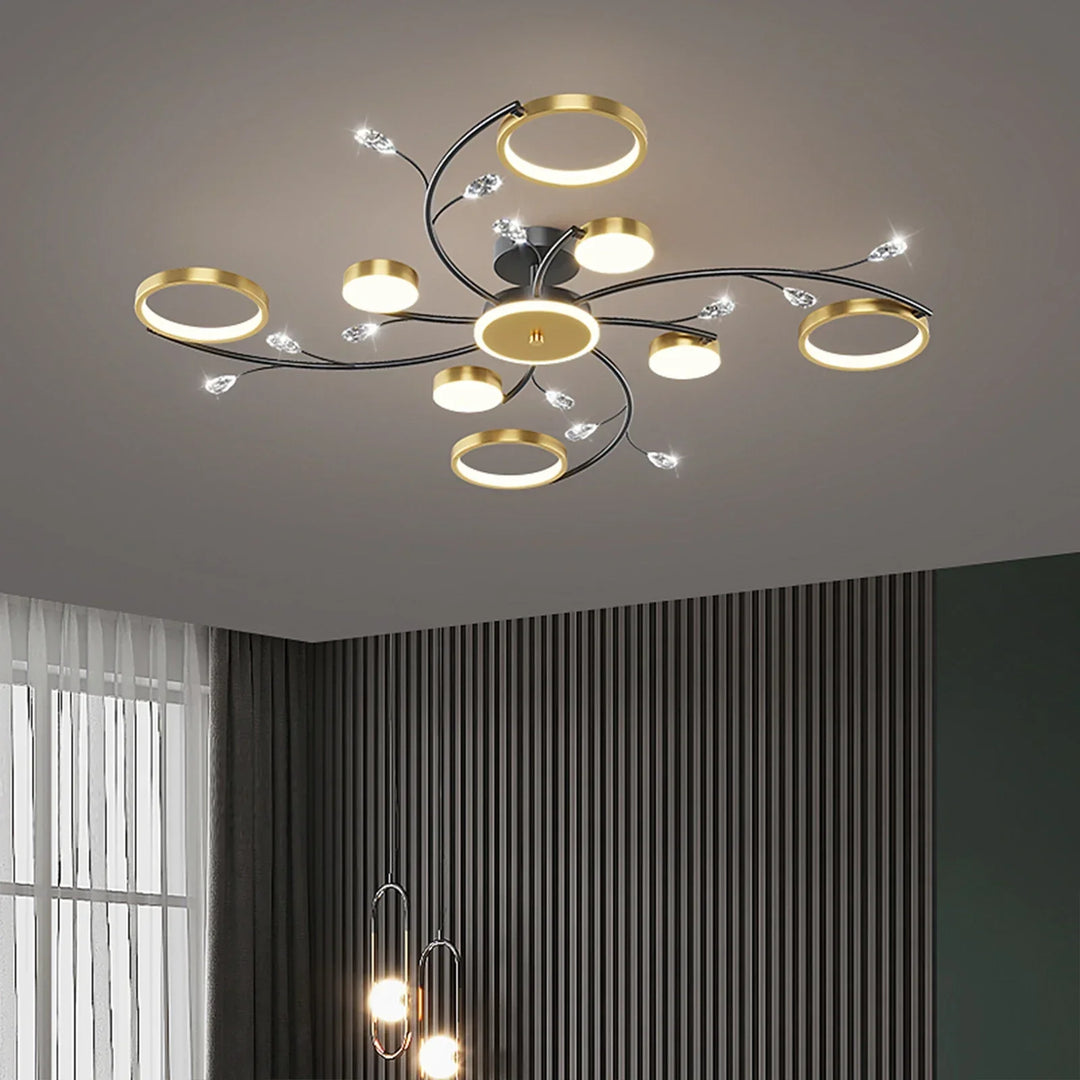 Skanto | GlowDrape Dimbar Pendellampe | Moderne Design | LED-lampe med Variabel Lysstyrke | Perfekt for Stue & Spisestue